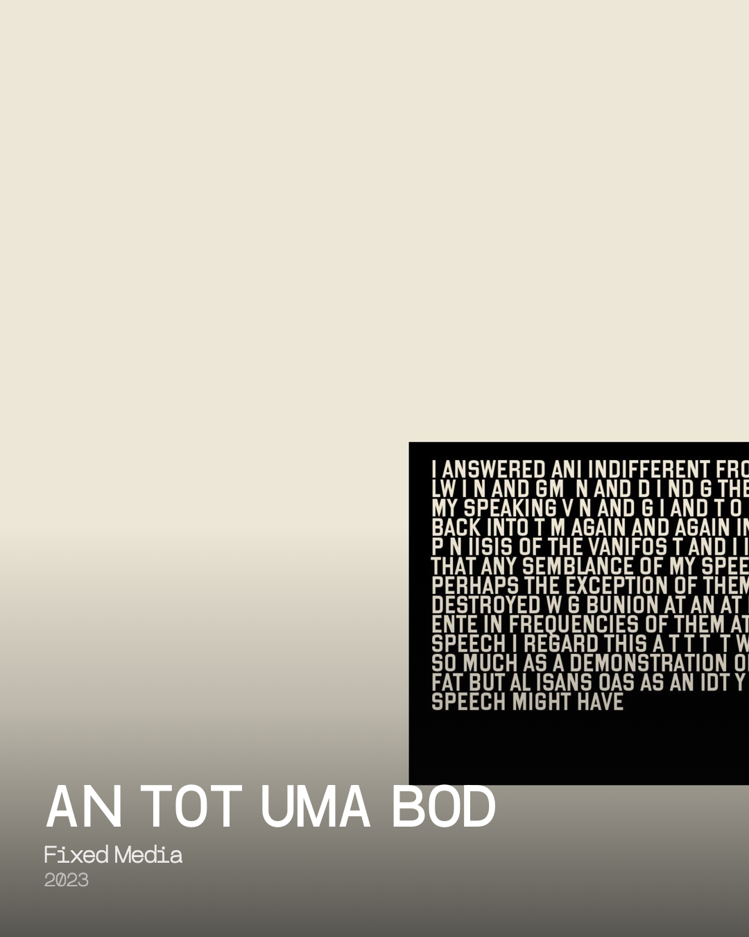 AN TOT UMA BOD